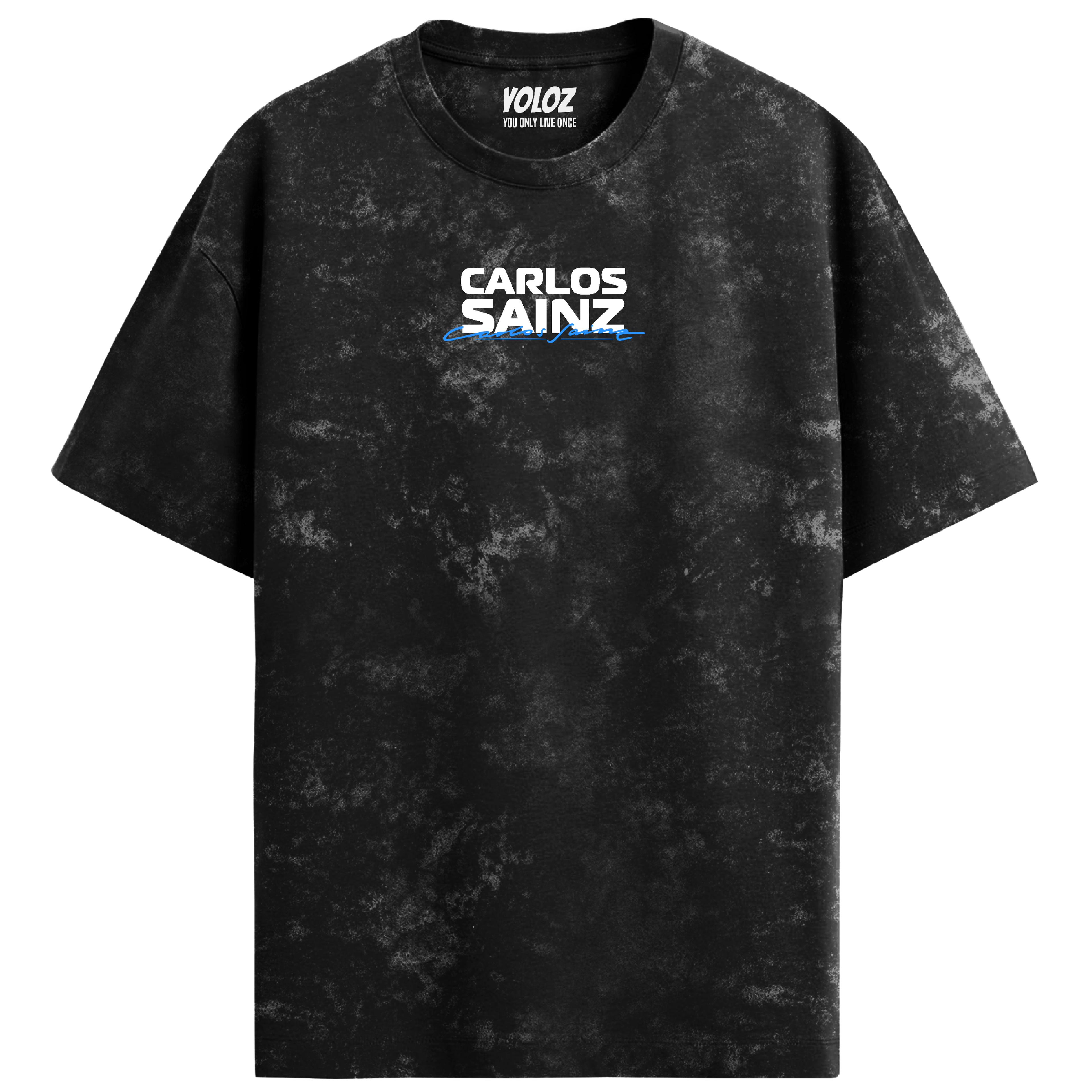 Carlos Sainz Oversized Tee – Acid Wash