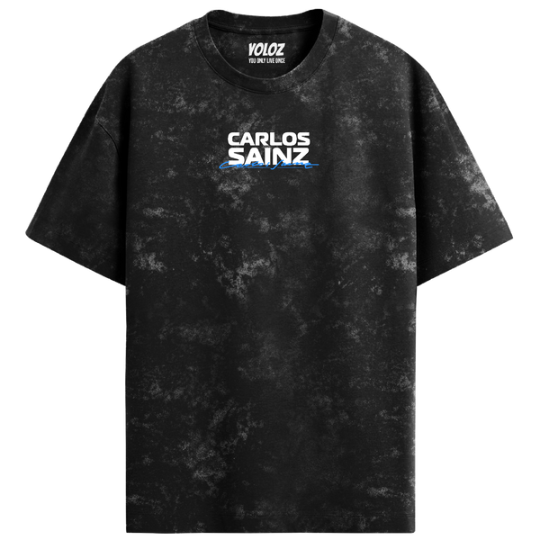 Carlos Sainz Oversized Tee – Acid Wash