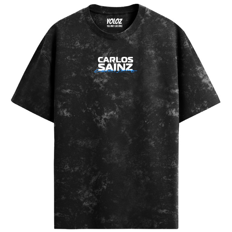 Carlos Sainz Oversized Tee – Acid Wash