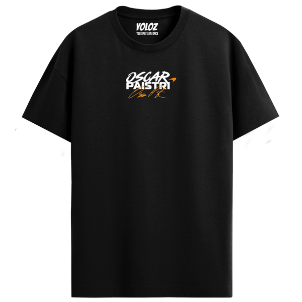 Oscar Piastri Regular Fit Tee – Black