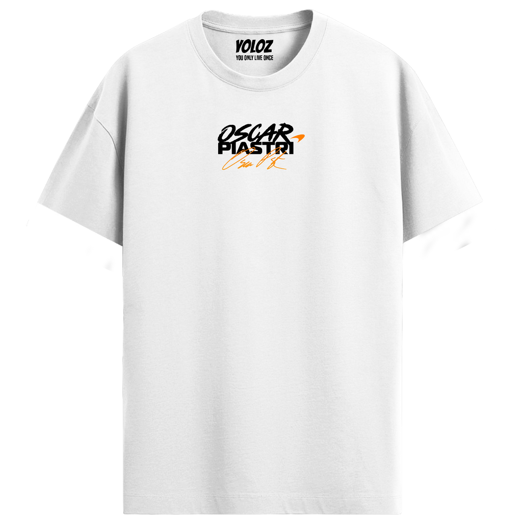 Oscar Piastri Regular Fit Tee – White