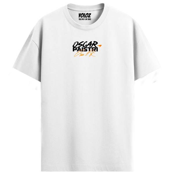 Oscar Piastri Regular Fit Tee – White