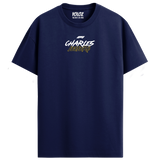 Charles Leclerc Regular Fit Tee – Navy Blue