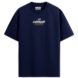 Charles Leclerc Oversized Tee – Navy Blue