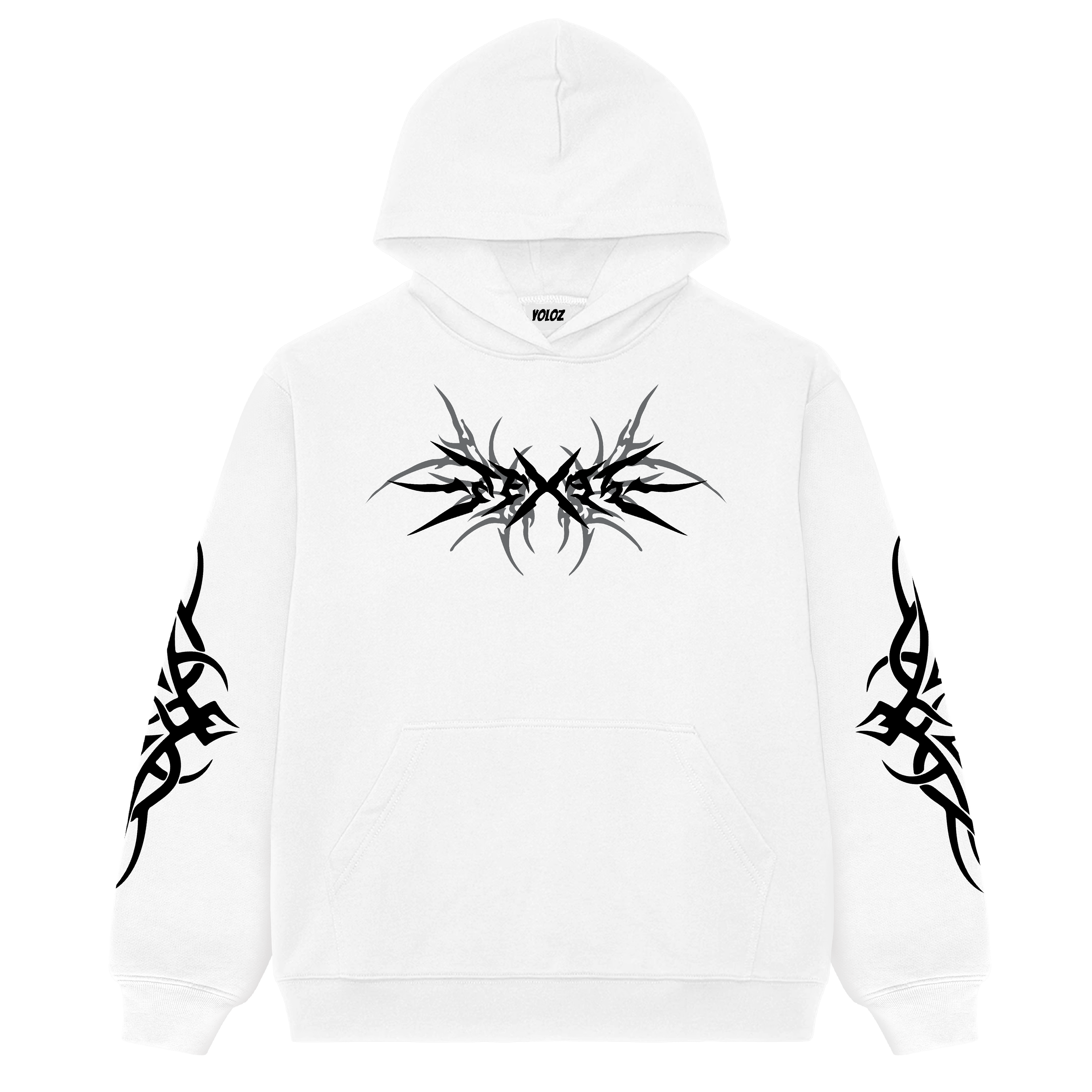 Scarlet Inferno Oversized Hoodie