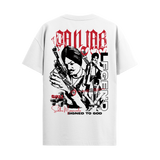 MOOSE THE LEGEND WHITE REGULAR FIT T-SHIRT