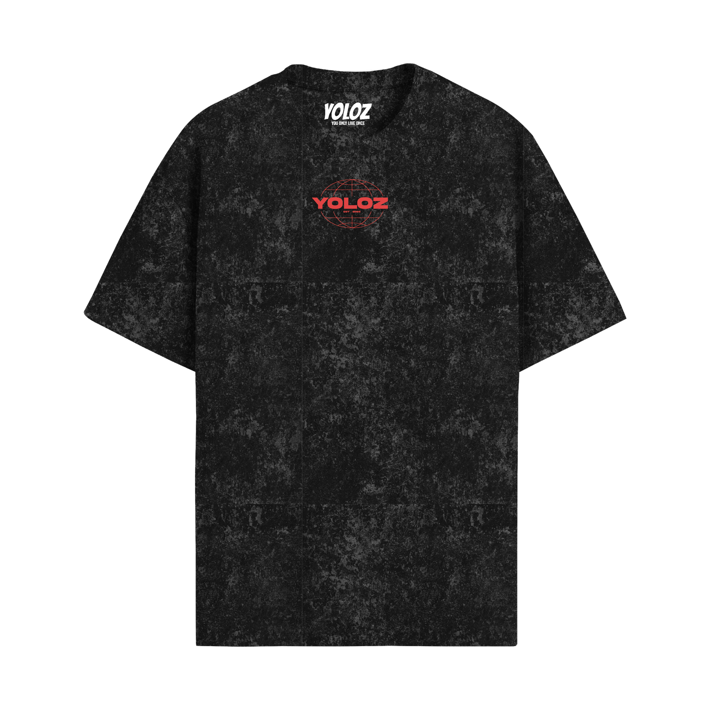 THE WORLD ACID WASH OVERSIZED T-SHIRT