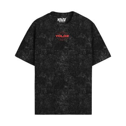 THE WORLD ACID WASH OVERSIZED T-SHIRT