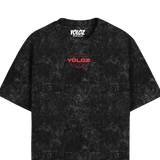 THE WORLD ACID WASH OVERSIZED T-SHIRT