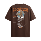 THE WORLD BROWN T-SHIRT