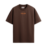 THE WORLD BROWN OVERSIZED T-SHIRT