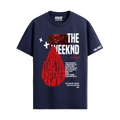 THE WEEKND NAVY BLUE REGULAR FIT T-SHIRT