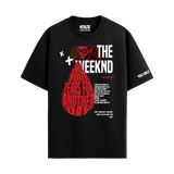 THE WEEKND BLACK OVERSIZED T-SHIRT