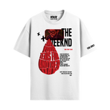 THE WEEKND WHITE OVERSIZED T-SHIRT