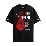 THE WEEKND BLACK OVERSIZED T-SHIRT