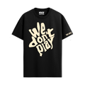 WE DON'T PLAY BLACK REGULAR FIT T-SHIRT