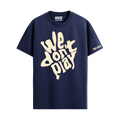 WE DON'T PLAY NAVY BLUE REGULAR FIT T-SHIRT