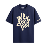 WE DON'T PLAY NAVY BLUE OVERSIZED T-SHIRT
