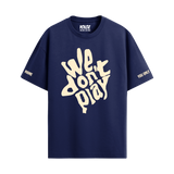 WE DON'T PLAY NAVY BLUE OVERSIZED T-SHIRT