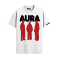 AURA WHITE REGULAR FIT T-SHIRT