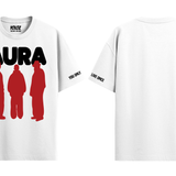 AURA WHITE OVERSIZED T-SHIRT
