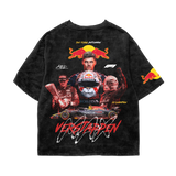 Max Verstappen Oversized Tee – Acid Wash