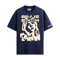 BILLIE EILISH NAVY BLUE OVERSIZED T-SHIRT