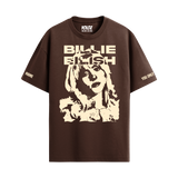 BILLIE EILISH BROWN OVERSIZED T-SHIRT
