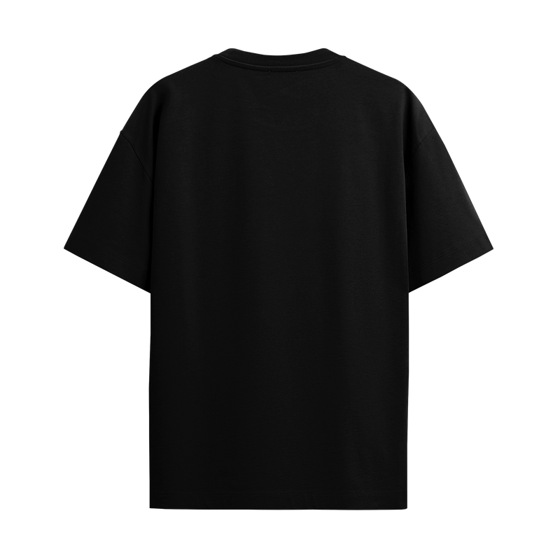 BASIC BLACK OVERSIZED T-SHIRT