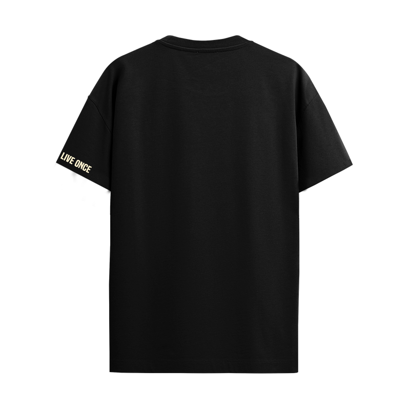 WE DON'T PLAY BLACK OVERSIZED T-SHIRT