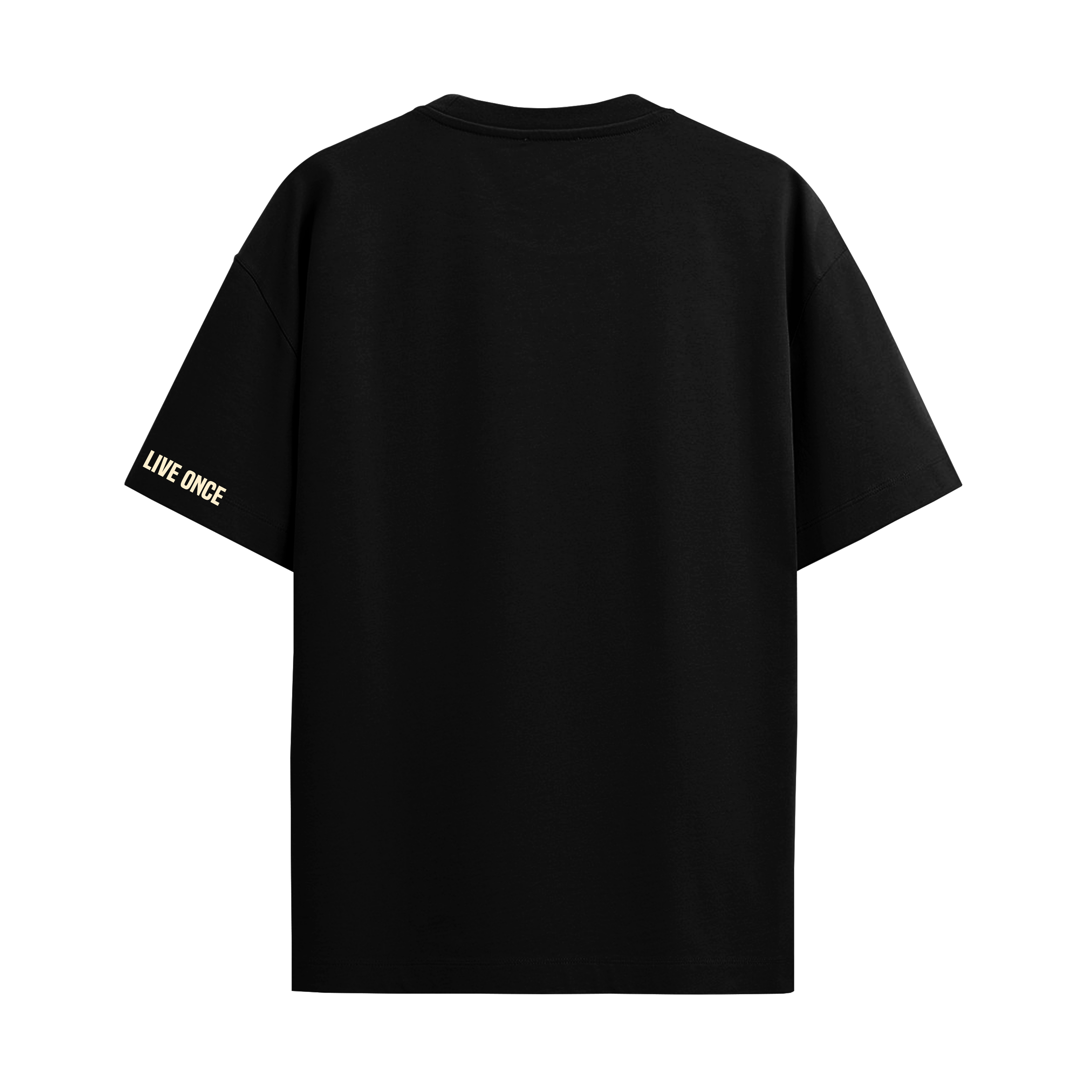 HOT MESS BLACK OVERSIZED T-SHIRT