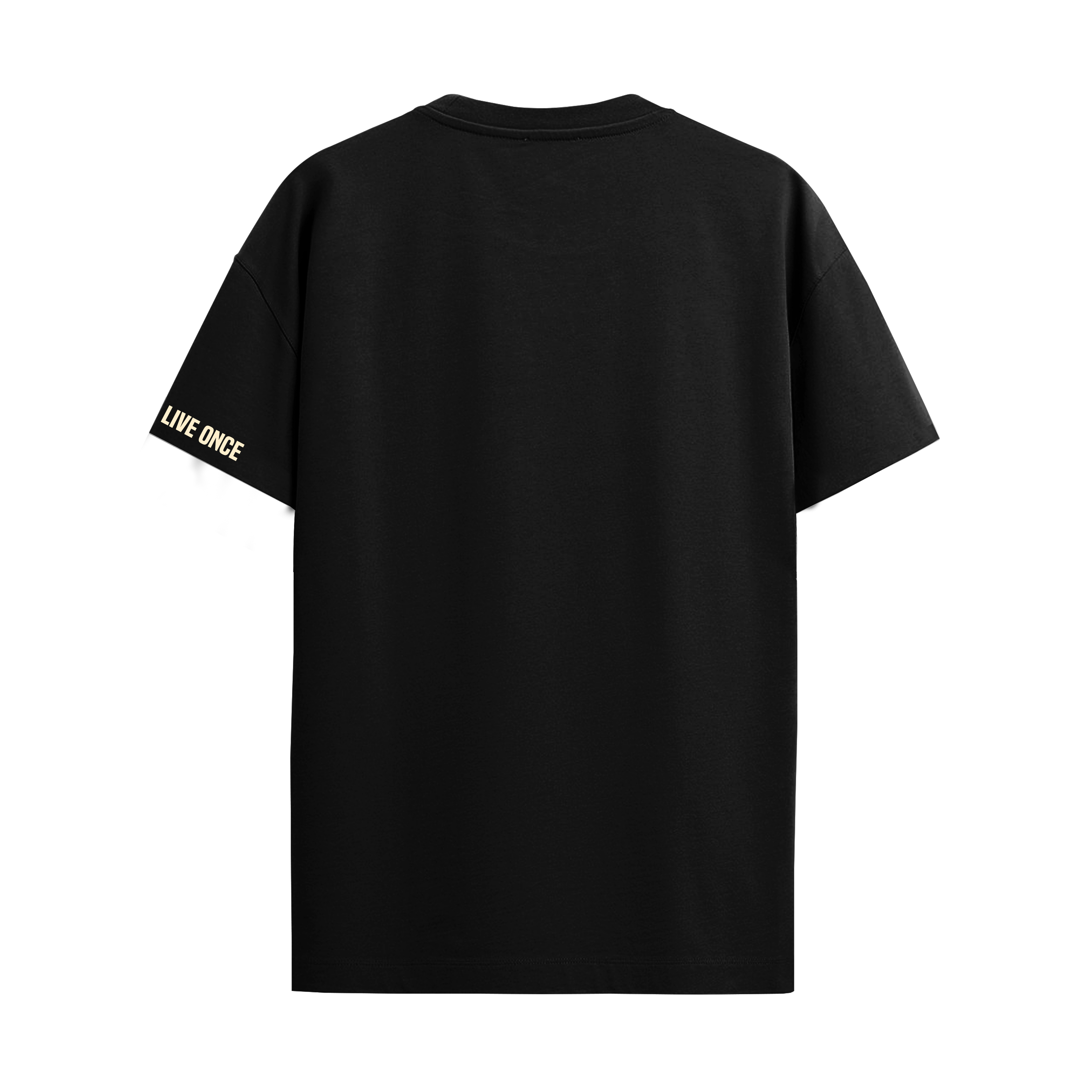 HOT MESS BLACK REGULAR FIT T-SHIRT