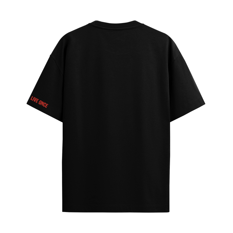 BILLIE EILISH BLACK OVERSIZED T-SHIRT