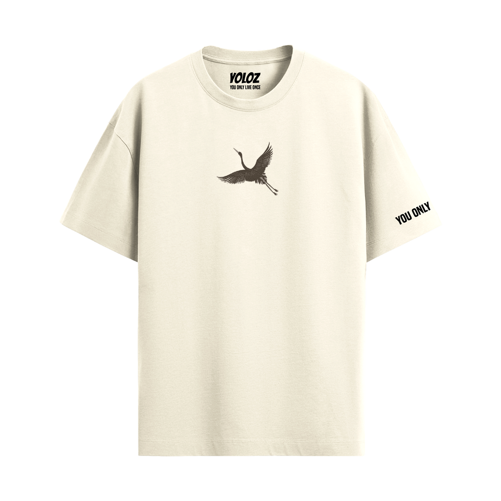 VULTURE OFF WHITE OVERSIZED T-SHIRT