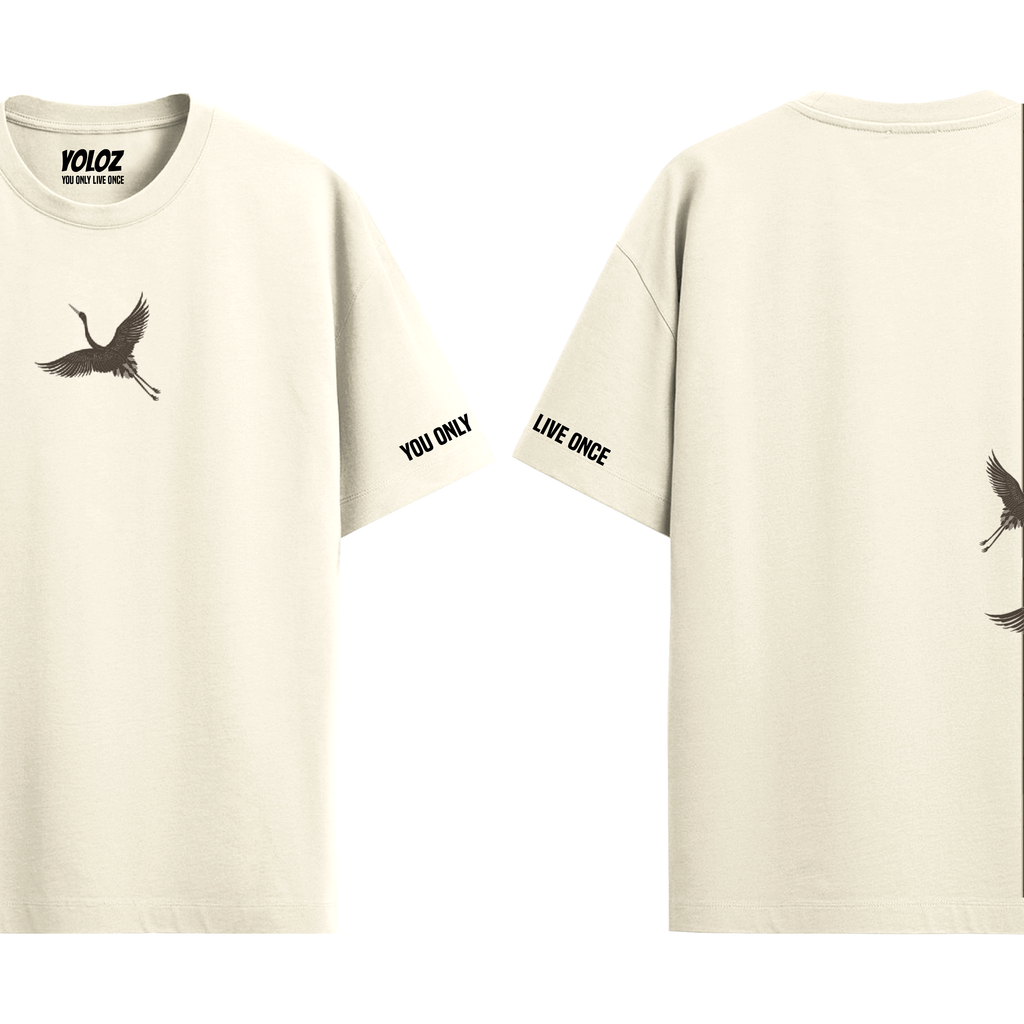 VULTURE OFF WHITE OVERSIZED T-SHIRT