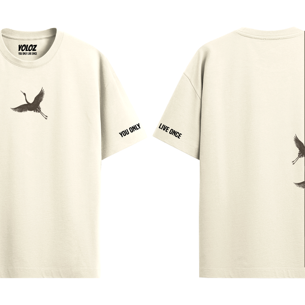 VULTURE OFF WHITE OVERSIZED T-SHIRT