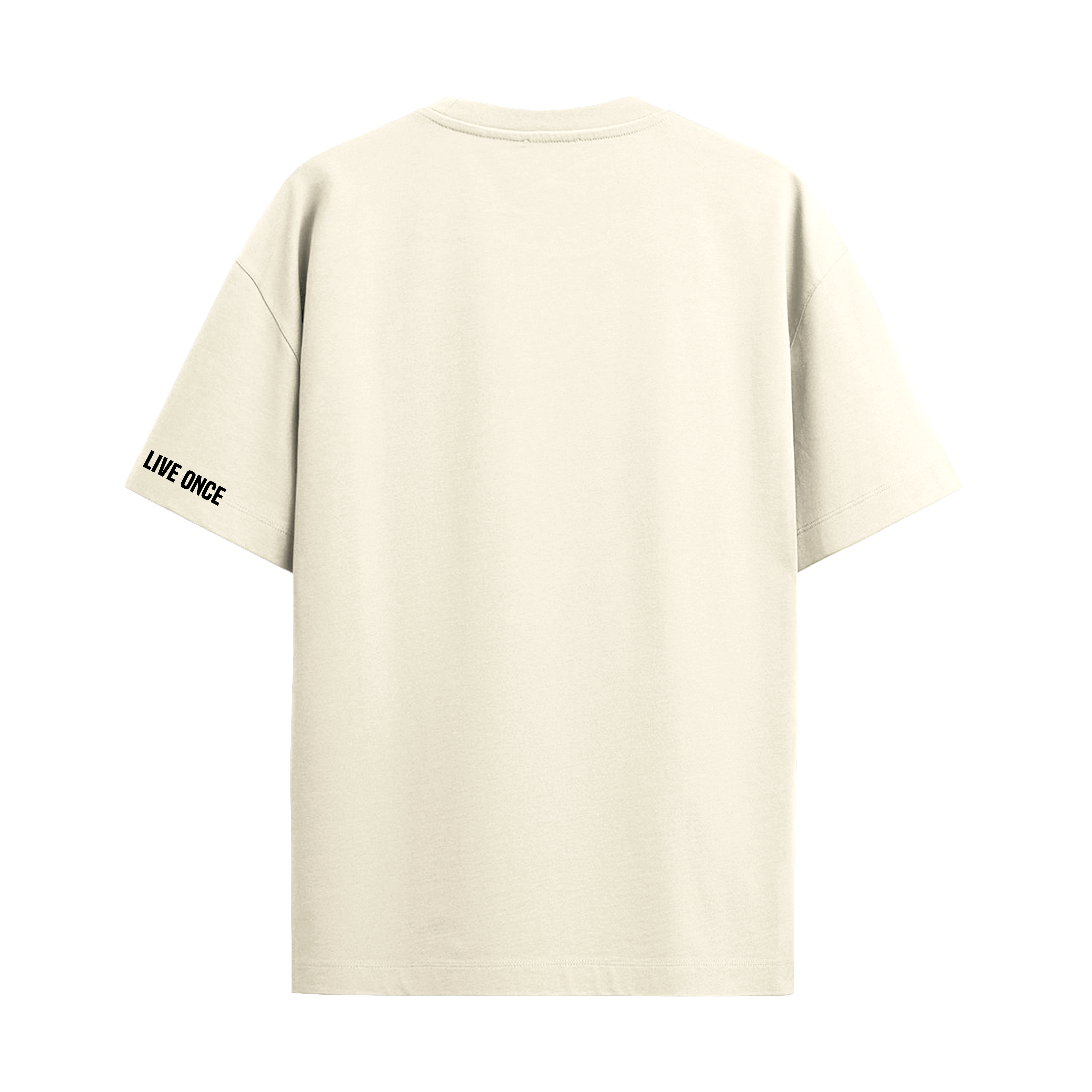 AURA OFF WHITE OVERSIZED T-SHIRT