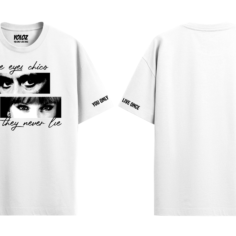 EYES NEVER LIE OVERSIZED T-SHIRT