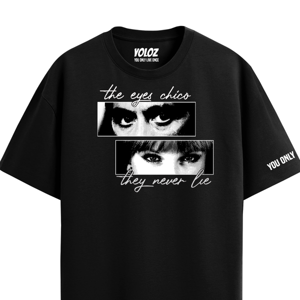 EYES NEVER LIE OVERSIZED T-SHIRT