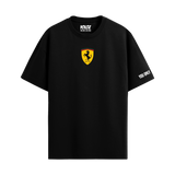 FERRARI BLACK OVERSIZED T-SHIRT
