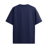 BASIC NAVY BLUE OVERSIZED T-SHIRT