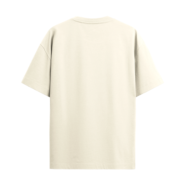 BASIC OFF WHITE OVERSIZED T-SHIRT