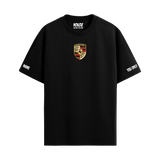 PORSCHE BLACK OVERSIZED T-SHIRT