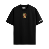 PORSCHE BLACK OVERSIZED T-SHIRT