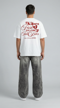 Kisses First White T-Shirt