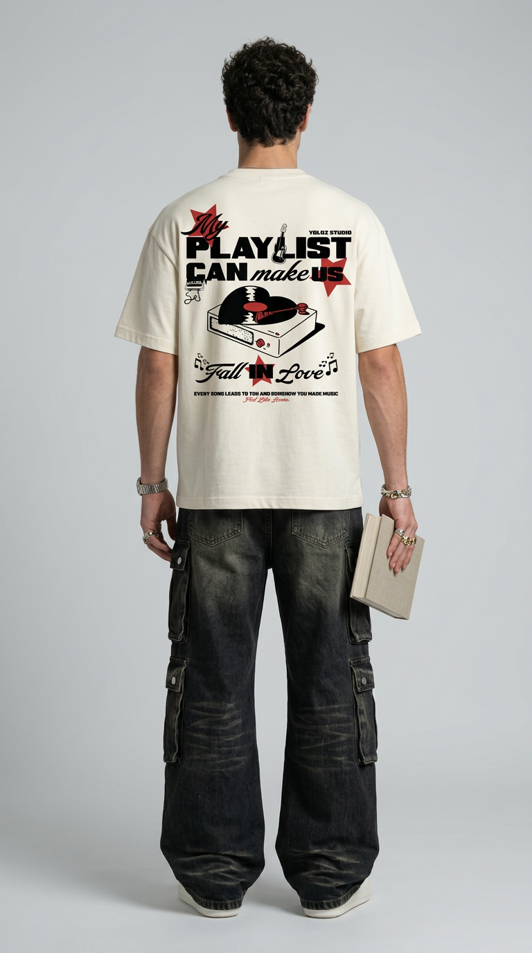 Fall In Love Off White T-Shirt
