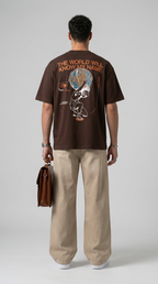 THE WORLD BROWN T-SHIRT