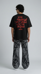 No Arguments Black T-Shirt