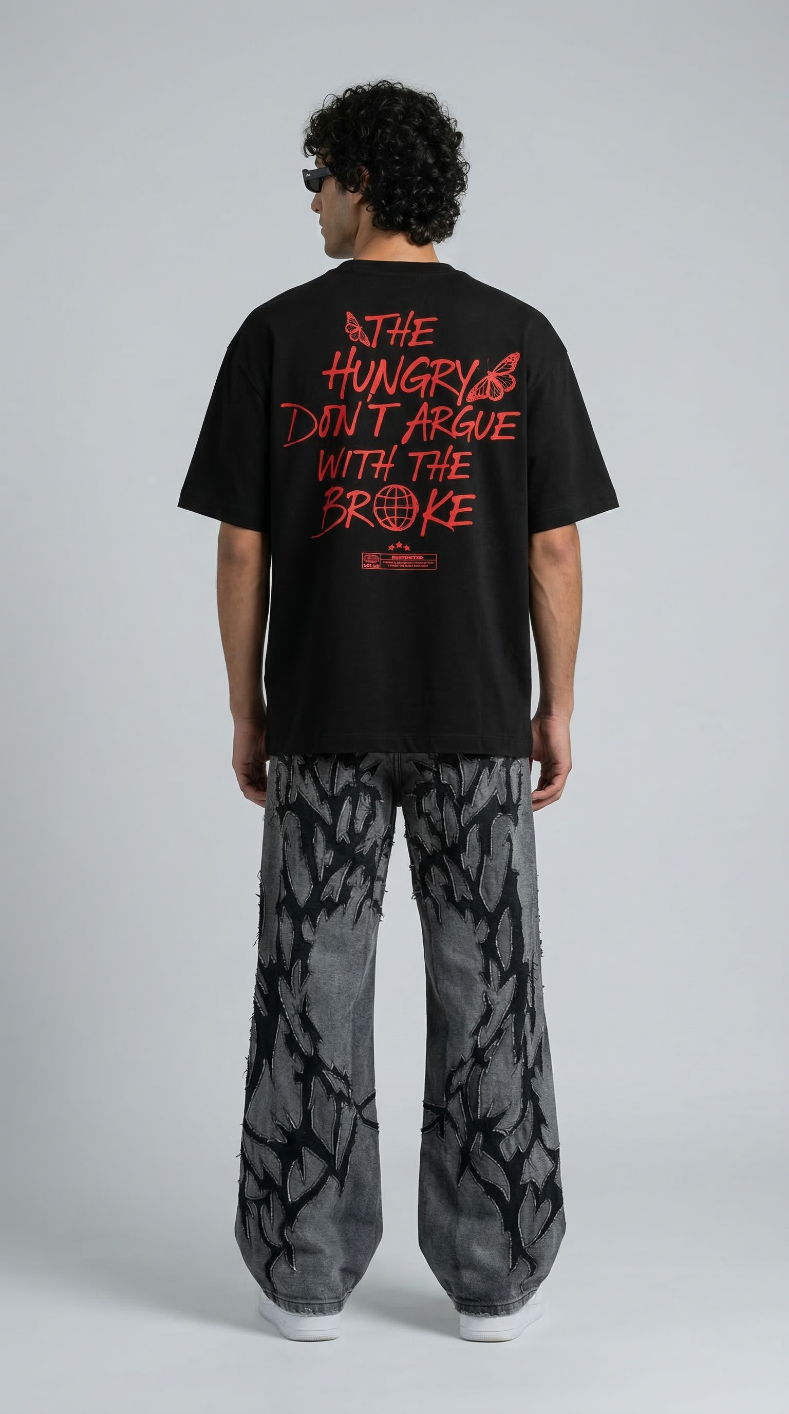 No Arguments Black T-Shirt