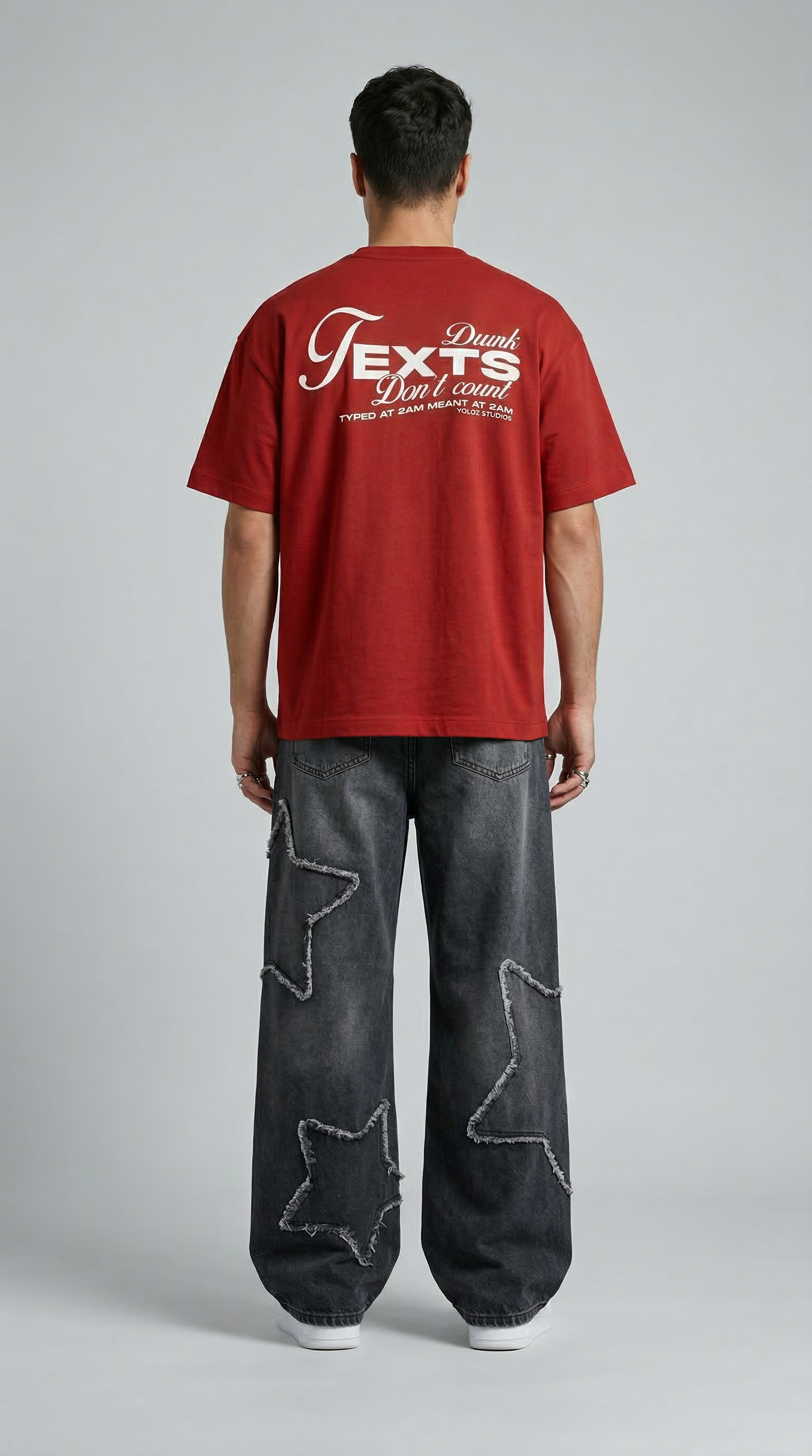 Drunk Texts Don't Count Red T-Shirt